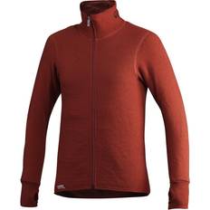 Elastan / Lycra / Spandex - Unisex Gensere Woolpower Full Zip Jacket 400 Unisex - Autumn Red