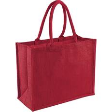 Westford Mill Classic Jute Shopper - Red