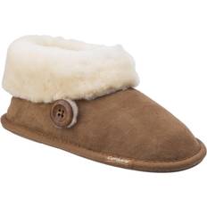 Cotswold Wotton Sheepskin Bootie - Chestnut