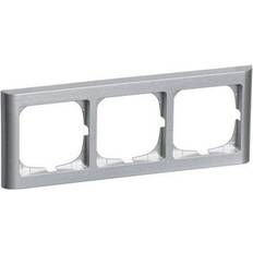 Lk fuga softline ramme 63 3 modul Schneider Electric Fuga Ramme 63 Softline 3x1M vandret stålmetallic