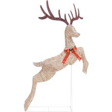 Silver Christmas Lamps vidaXL Flying Reindeer Christmas Lamp 145cm