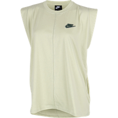 Dam - Oversize Linnen Nike Sportswear Tank Women's - Olive Aura/Galactic Jade