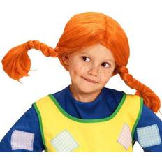 Pippi peruk Maskerad Kids Pippi Longstocking Wig