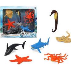 Animale Action Figure BigBuy Set of 6 Wild Animals Ocean