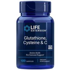 Vitamiinit ja Mineraalit Life Extension Glutathione, Cysteine & C