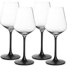 Noir Lunettes Villeroy & Boch Manufacture Rock Verre à Vin Rouge 47cl 4pcs