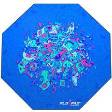 Gummi Gaming gulvmåtte Florpad X-Rayz Floor Mat - Blue