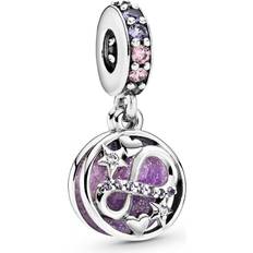 Viola Gioielli Pandora Glittering Infinity Hearts & Stars Dangle Charm - Silver/Multicolour