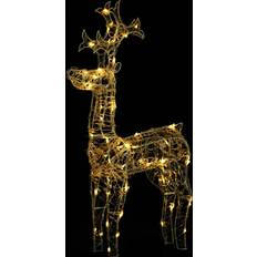 Rensdyr med lys vidaXL Reindeer Julelampe 100cm 2stk