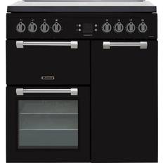 90cm - Height Adjustable Feets Gas Cookers Leisure CC90F531K Black