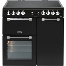 90cm - Convection/ Fan Oven Ceramic Cookers Leisure Cookmaster CK90C230K 90cm Electric Black