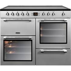 100cm - Convection/ Fan Oven Cookers Leisure CK100C210S 100cm Cookmaster Electric Silver, Black