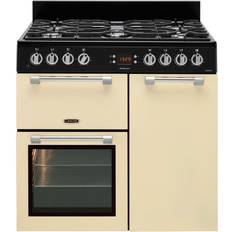 Leisure CK90F232C 90cm Cookmaster Dual Fuel Beige, Black