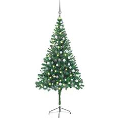 Blanco Detalles Interiores vidaXL LEDs & Ball 620 Branches Árbol de Navidad 180cm