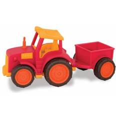 traktor rød m/anhænger