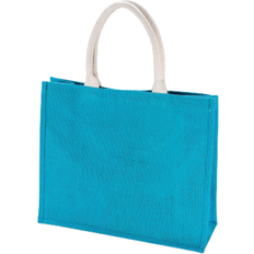 Jute Beach Bag 2-pack - Turquoise