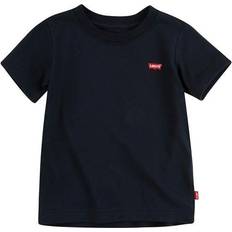 Levi's T-Shirt mit Batwing-Brustschlag - Schwarz