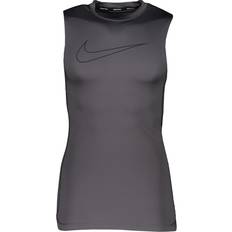 Nike Pro Dri-FIT Tight Fit Sleeveless Top - Gris - Male