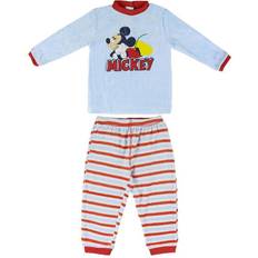 Velour Pyjamasar Barnkläder Cerda Mickey Mouse Cozy Baby Pyjamas - Pearl