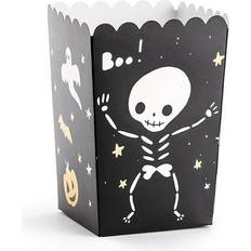 Halloween Popcorn Box PartyDeco Popcorn Box Boo 6-pack