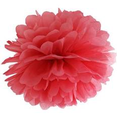 Pompon PartyDeco Pompon Di Carta Velina Rosso 25 cm