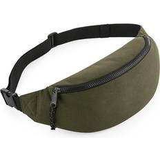 Solid Colours Bum Bags BagBase Recycled Waistpack - Military Green