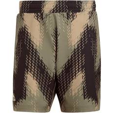 Adidas Primeblue 7" Printed Shorts Men - Orbit Green/Ambient Blush