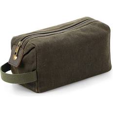 Quadra Heritage Wash Bag - Olive Green