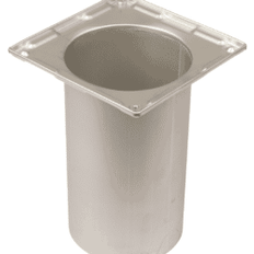 Blucher Metal upper part square long l-200mm ø110