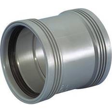 Wavin WAFIX dobbeltmuffe grå 50mm