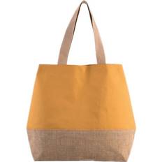 KiMood Shopper Bag - Cumin Yellow/Natural