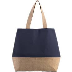 KiMood Shopper Bag - Patriot Blue/Natural