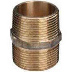 VIEGA Rødgods brystnippel 3/8"