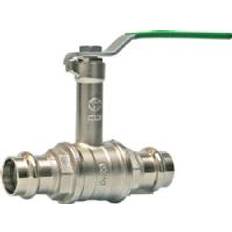 PETTINAROLI Heavyduty fullway ball valve with press fittings ends and ex