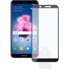 Ksix Film Protecteur en Verre Trempé pour Téléphone Portable Huawei P Smart 2.5D Noir