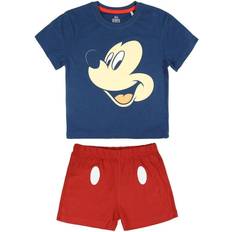 Korta ärmar Pyjamasar Barnkläder Cerda Mickey Single Jersey Short Pyjamas - Navy