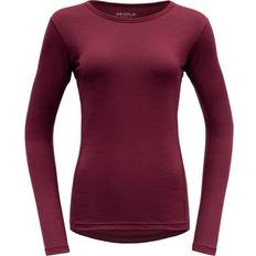 Corsa - Donna Maglie Termiche Devold Donna Maglia Manica Breeze - Rosso