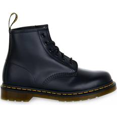 43 Stiefel & Boots Dr. Martens 101 Yellow Stitch Smooth Leather Ankle Boots - Black