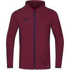 4XL Hoodies JAKO Challenge Hooded Jacket Unisex - Maroon/Seablue