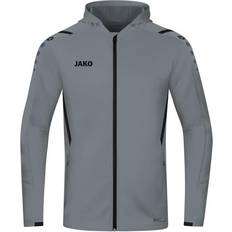 Spandex Hoodies Barnkläder JAKO Challenge Hooded Jacket Unisex - Stone Grey/Black