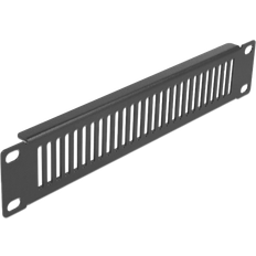 DeLock Täckpanel Med Ventilation 10" 1u Svart