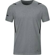 JAKO Challenge T-shirt Unisex - Stone Grey Melange/Black