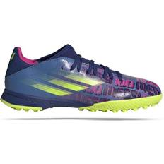 adidas Junior X Speedflow Messi.3 TF - Victory Blue/Shock Pink/Solar Yellow