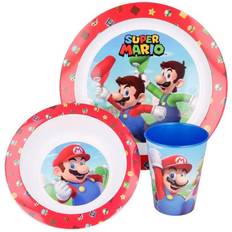 Günstig Kindergeschirr Euromic Super Mario Lunchset für Kinder