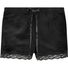 Hunkemöller Shorts Velor Lace - Black