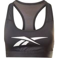 Reebok Lux Racer Vector Sports Bra - Black