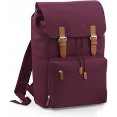 BagBase Vintage Laptop Backpack - Burgundy