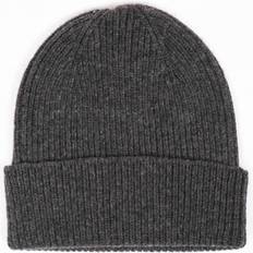 Merino Wool Beanie - Lava Grey