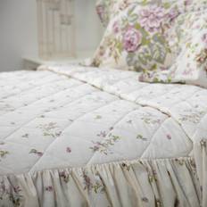 Belledorm Bedspreads Belledorm Rose Boutique Bedspread White (196x97cm)