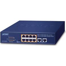 1008 switch Planet GSD-1008HP Switch 10 10P 8 PoE+ 120W